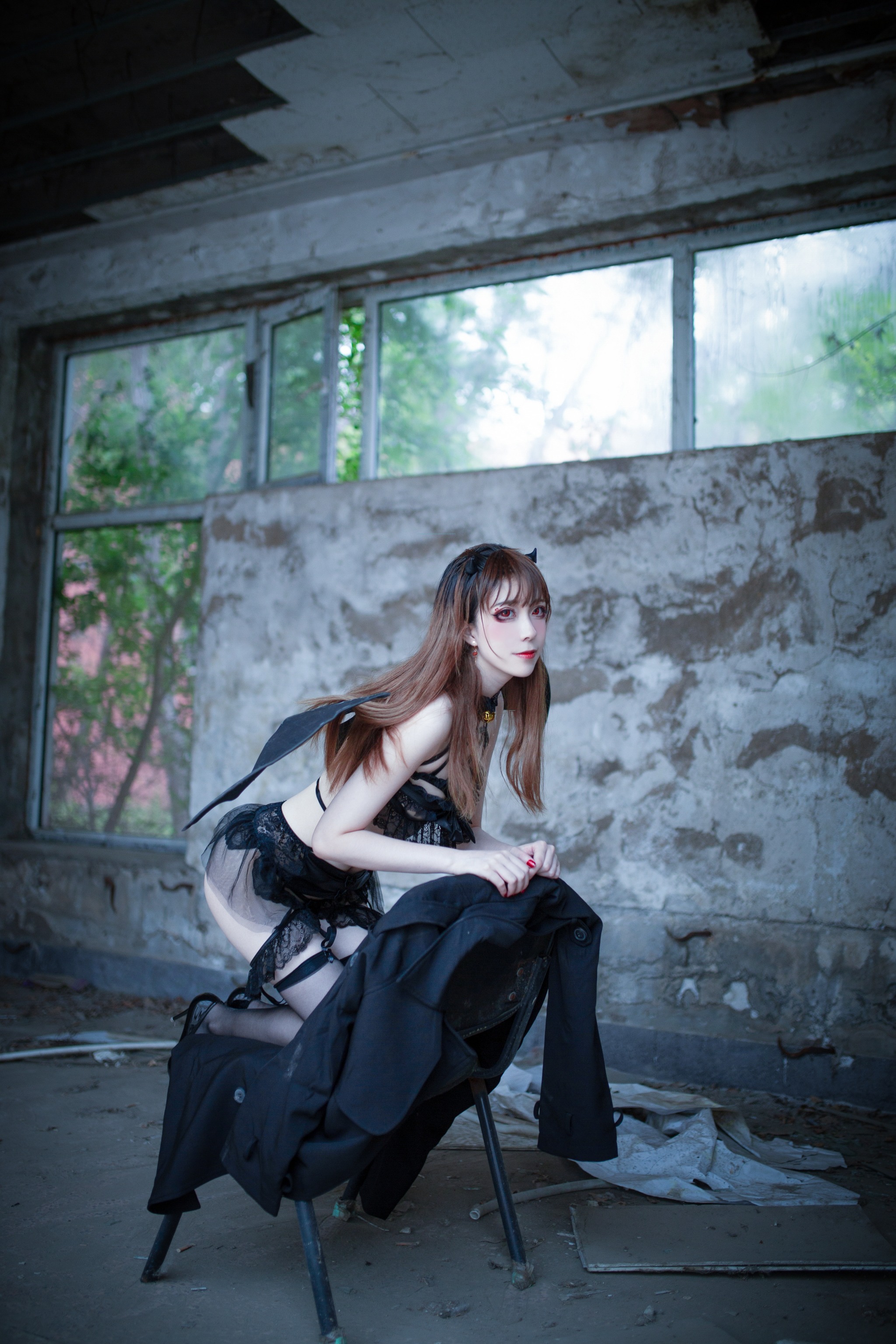 翎柒菜菜 – NO.001 恶魔[24P]-XikXak